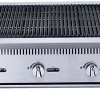 Brika - 36" Natural Gas Radiant Charbroiler, 105,000 BTU - BRB-36