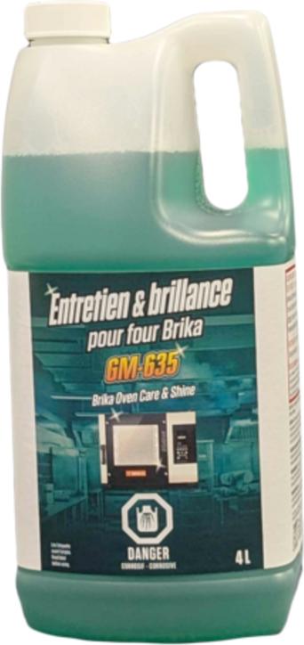 Brika - 4 L Oven Rinse Aid and Shine Solution, Case of 4 - B-CARE-4