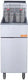Brika - 40 lb Natural Gas Tube Fired Fryer, 90,000 BTU - BFR-40-NG