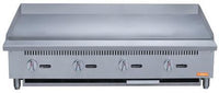 Brika - 48" Natural Gas Manual Griddle, 0.75" Steel Plate, 120,000 BTU - BMG-48