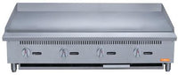 Brika - 48" Natural Gas Manual Griddle, 0.75" Steel Plate, 120,000 BTU - BMG-48
