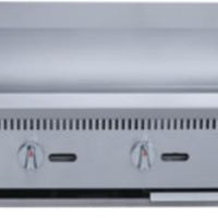 Brika - 48" Natural Gas Manual Griddle, 0.75" Steel Plate, 120,000 BTU - BMG-48