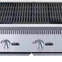Brika - 48" Natural Gas Radiant Charbroiler, 140,000 BTU - BRB-48