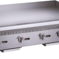 Brika - 60" Natural Gas Manual Griddle, 0.75" Steel Plate, 150,000 BTU - BMG-60