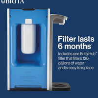Brita - Hub Instant Powerful Countertop Water Filter System - 87340C