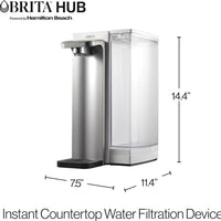 Brita - Hub Instant Powerful Countertop Water Filter System - 87340C
