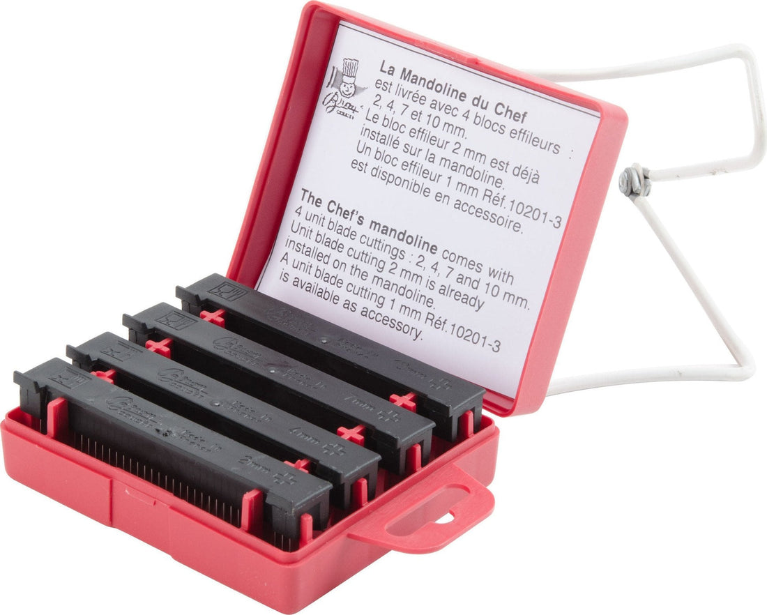 Bron Coucke - The Chef's mandoline - Reversible (0.07-0.15-0.27-0.39" Vegetables julienne or fries) - 15000