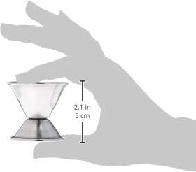 Browne - 0.5 Oz & 1 Oz Stainless Steel Double Jigger - 1290