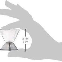 Browne - 0.5 Oz & 1 Oz Stainless Steel Double Jigger - 1290