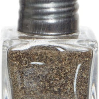 Browne - 0.5 Oz Classic Square Salt/Pepper Shakers Dome-Shaped Top with Universal Holes ( Pack of 12) - 575225