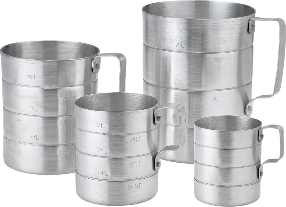 Browne - 0.5 QT Aluminum Dry Measure (M05) - 575605