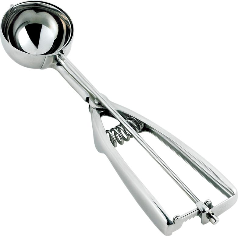 Browne - 0.6 Oz Stainless Steel Twin Grip Ice Cream Scoop - 573450