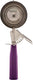 Browne - 0.75  Oz  Stainless Steel Ice Cream Scoop With Purple Handle - 573340