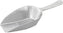 Browne - 1 Oz Aluminum Flat Bottom Kitchen Scoop - 574250