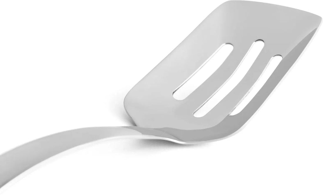 Browne - 1 Oz Horizon Stainless Steel Slotted Serving Spoon - 573374