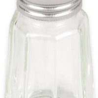 Browne - 1 Oz Salt & Pepper Glass Shaker Tower with Stainless Steel Mushroom Top (Pack of 12) - 575224