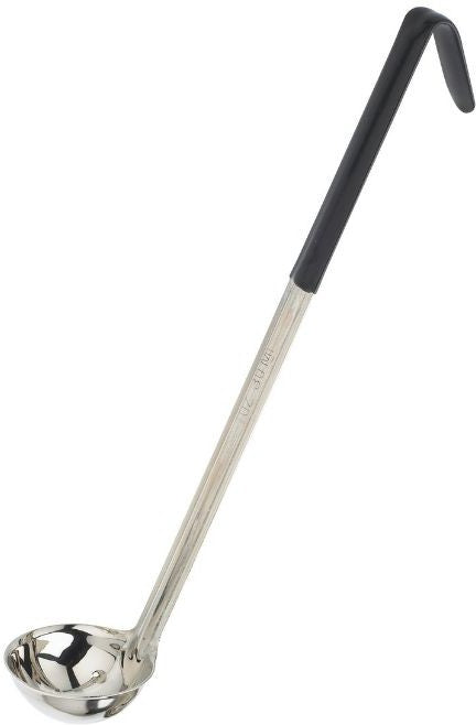 Browne - 1 Oz Stainless Steel Black Coated Handle Ladle - 9941BLK