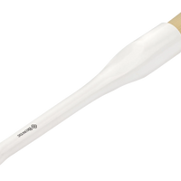 Browne - 1" Wooden Handle Round Pastry Brush with Boar Hair - 61300-1