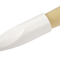 Browne - 1" Wooden Handle Round Pastry Brush with Boar Hair - 61300-1