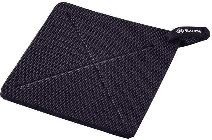 Browne - 10" Black Ultra Thick FLXaPren Hot Pad - 5442102