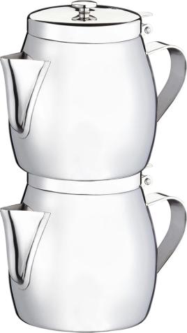 Browne - 10 Oz Stainless Steel Stackable Tea Pot - 515262