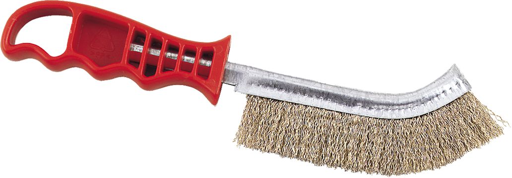 Browne - 11" Plastic Handle Broiler/Grill Brush - 4203