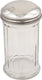 Browne - 12 Oz Fluted Glass Sugar Pourers with Stainless Steel Top, Pack of 24 - 575187