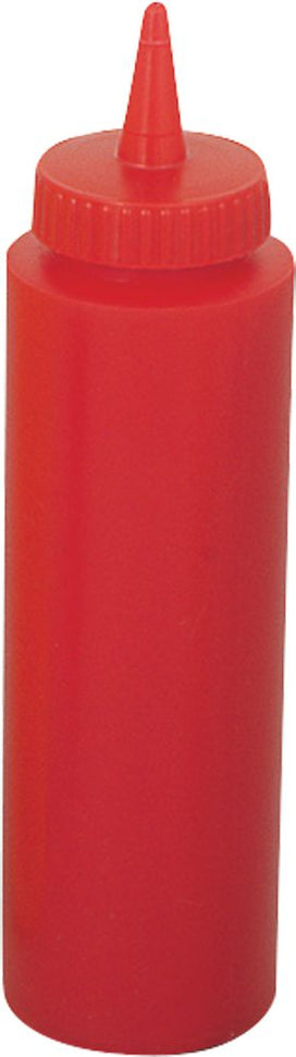 Browne - 12 Oz Red Squeeze Bottle, Pack of 12 - 2101
