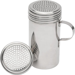Browne - 12 Oz Stainless Steel Shaker/Dredge with Handle - 575699