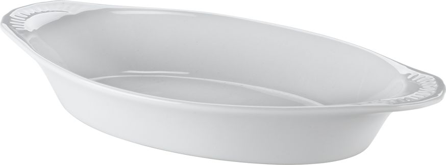 Browne - 12 Oz White Lasagna Baker - 564012W