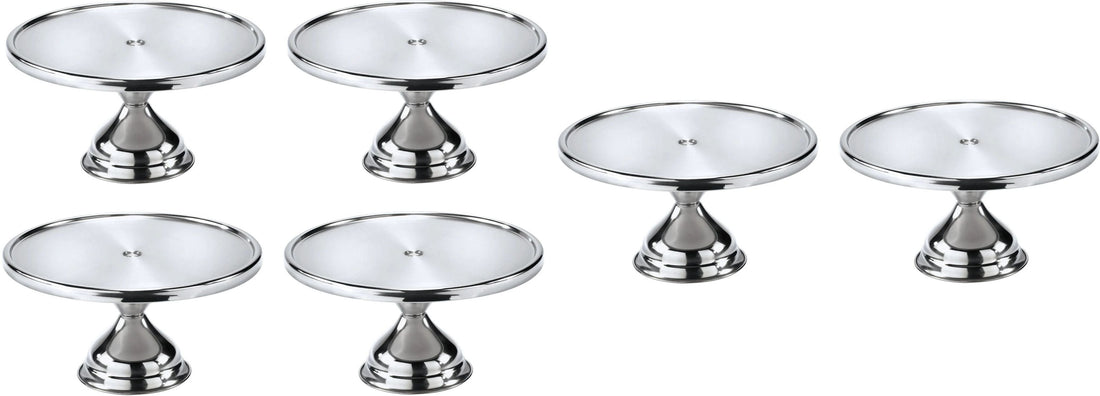 Browne - 12" Stainless Steel Round Pastry Stand - 57125
