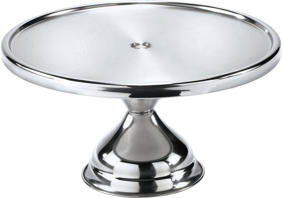 Browne - 12" Stainless Steel Round Pastry Stand, Pack of 6 - 57125