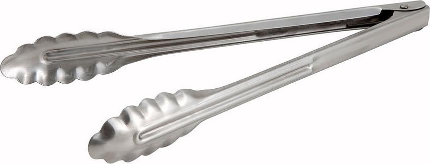 Browne - 12" Stainless Steel Utility Tongs - 57528