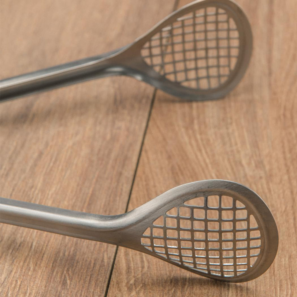 Browne - 12" Stainless Steel Wide Grill/Fry Tong - 57599