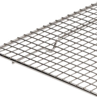Browne - 12" x 16.5" Nickel Plated Steel Wire Footed Pan Grate (PG12165) - 575516