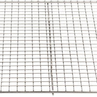 Browne - 12" x 16.5" Nickel Plated Steel Wire Footed Pan Grate (PG12165) - 575516