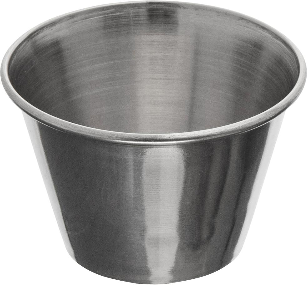 Browne - 12 x 1.5 Oz Stainless Steel Cocktail Sauce Cup - 515058