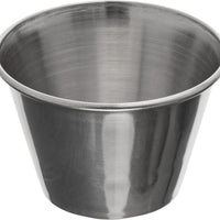 Browne - 12 x 1.5 Oz Stainless Steel Cocktail Sauce Cup - 515058