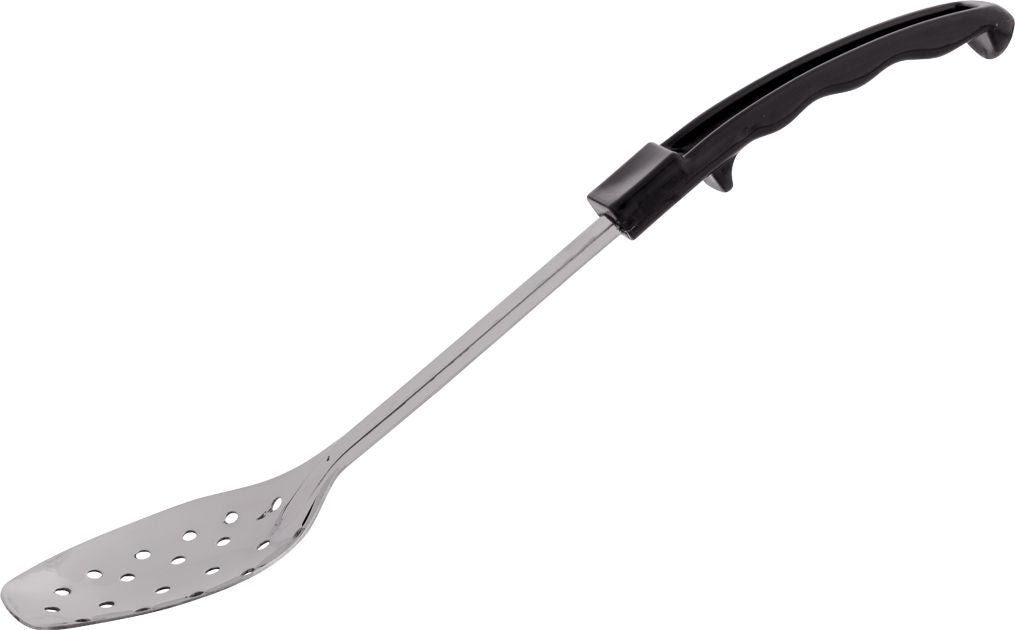 Browne - 13" Stainless Steel 3-Sided Perforated Serving Spoon With Bakelite Handle - 5763