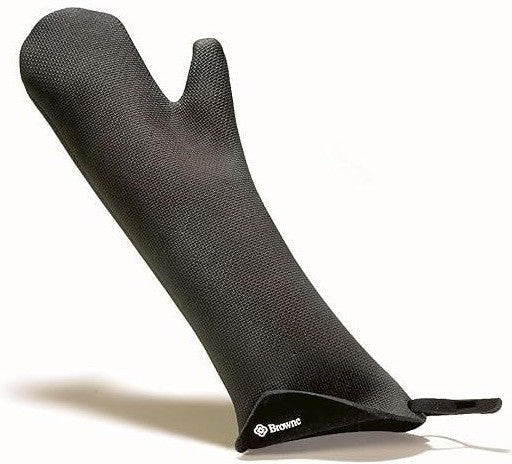 Browne - 13.75" x 6.5" FLXaPrene Black Oven Mitt - 5431502