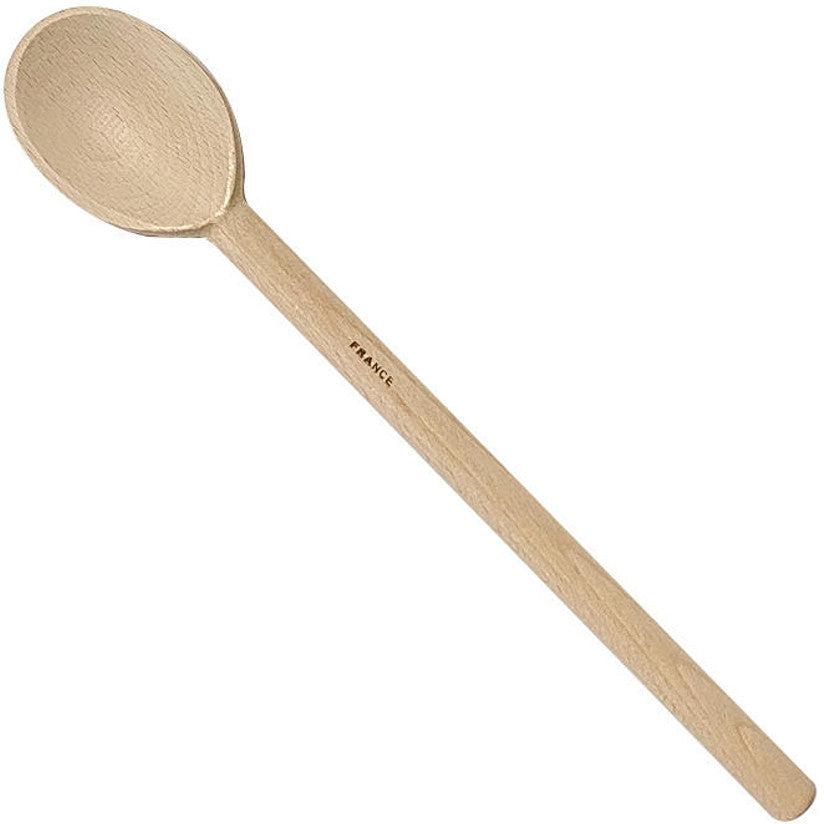 Browne - DELUXE 16" Beechwood Wooden Round Spoon - 744576