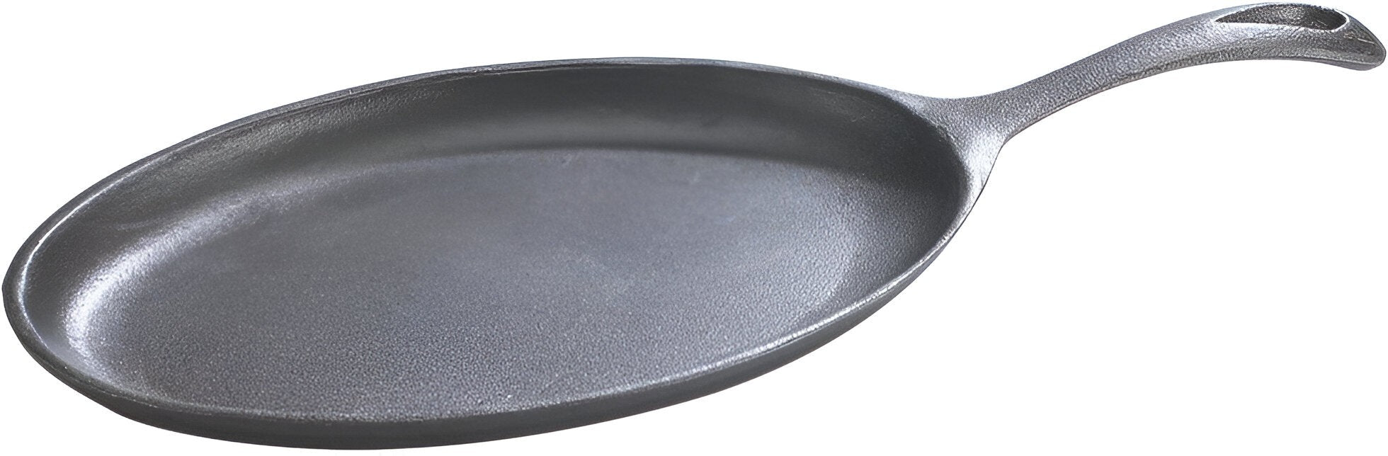 Browne - 14.5" x 7" Cast Iron Oval Fry Pan - 573722