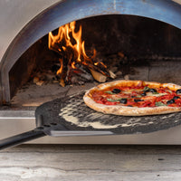 Browne - 14x12" Hard Anodized Aluminum Perforated Pizza Peel - 242220