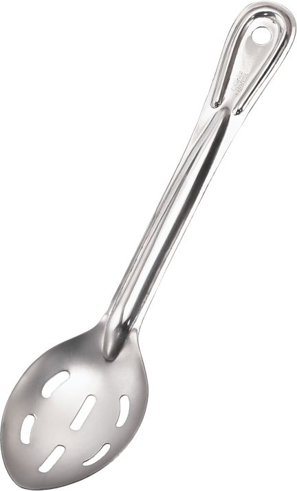 Browne - 15" Stainless Steel Slotted Serving Spoon - 2774