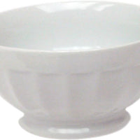 Browne - 16 Oz Ceramic Cafe Au Lait White Bowl - 564006