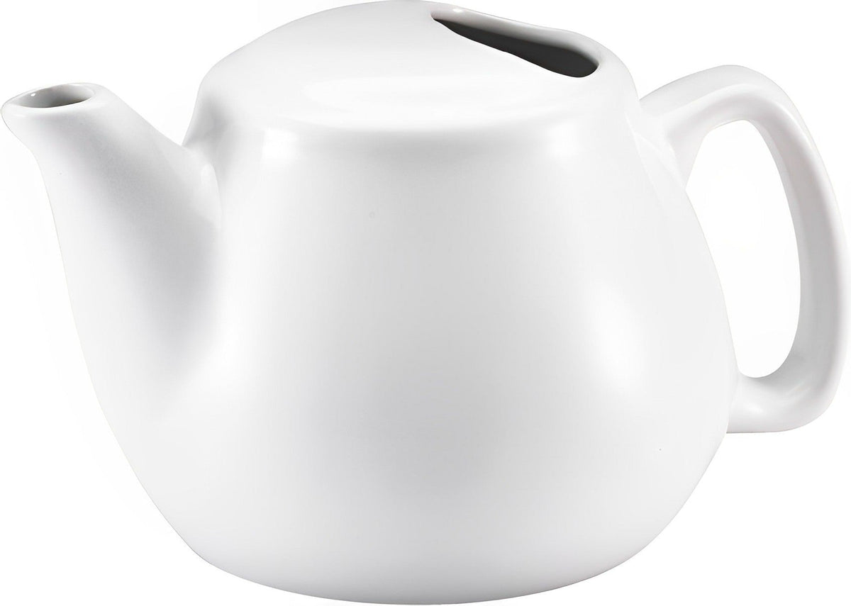 Browne - 16 Oz Porcelain White Tea Pot - 564023W