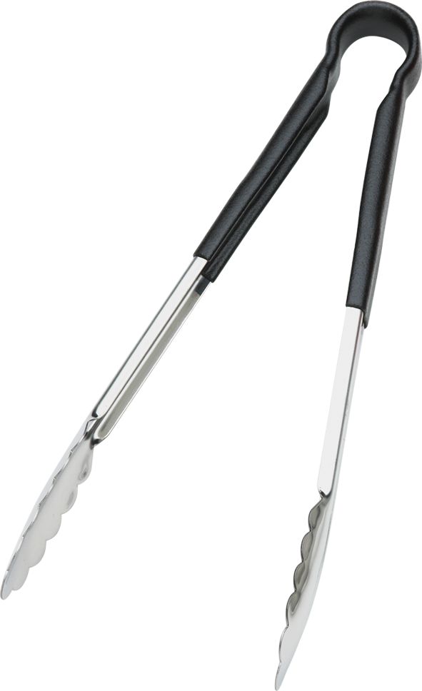 Browne - 16" Stainless Steel Tong with Black Coated Handle - 5513BK
