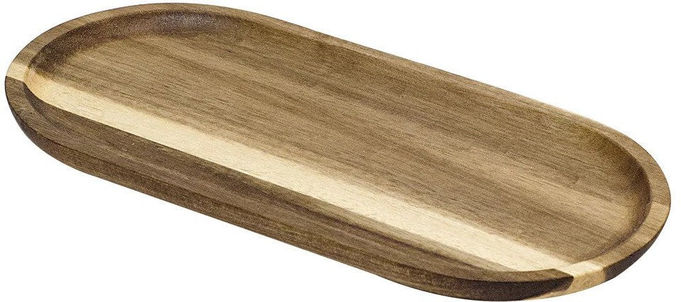 Browne - 16" x 8" Acacia Wood Oval Serving Board - 571680