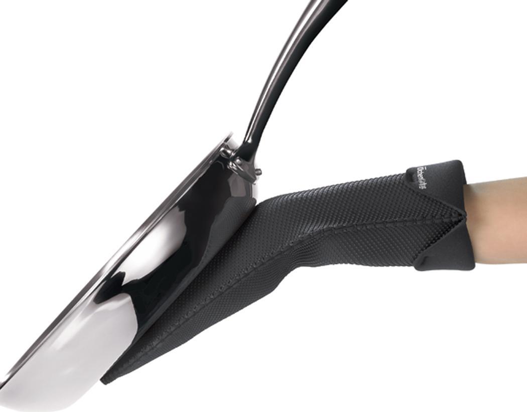 Browne - 17" x 5" FLXaPrene Black Puppet Mitt - 5434202