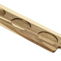 Browne - 19" x 5.7" Acacia Wood Reversible Serving Board with 3 Inserts - 571643